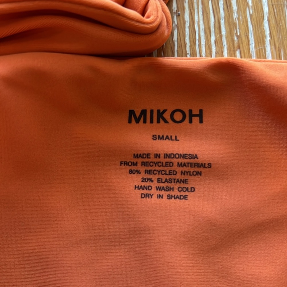NWT Mikoh bikini set rust color - Picture 4 of 4
